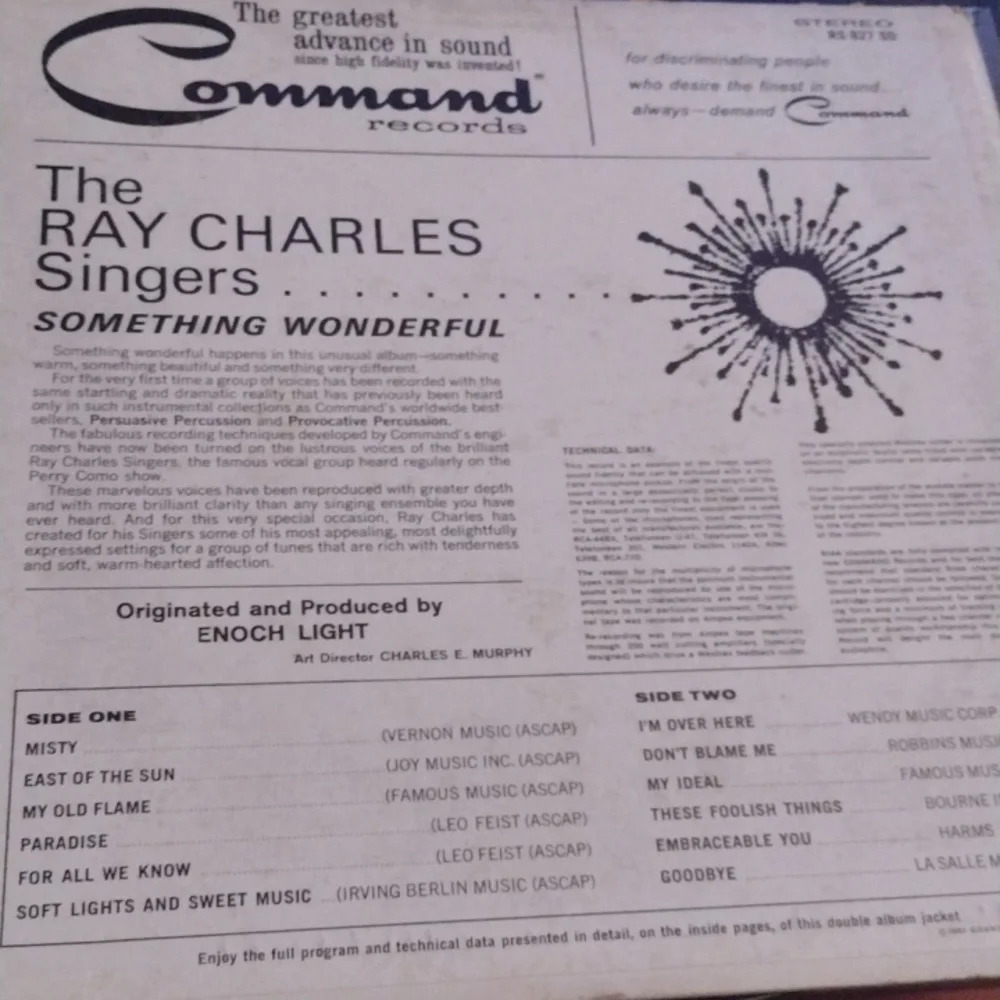 Ray Charles LP - Picture 2 of 2